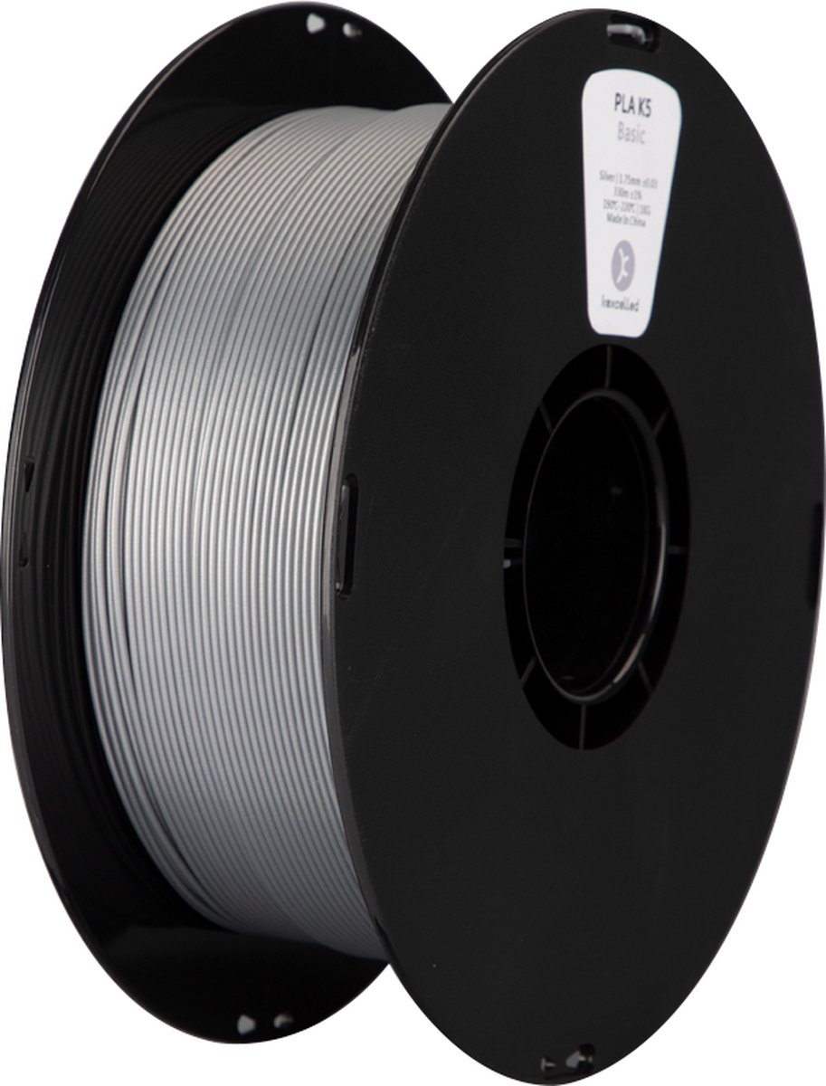 kexcelled-PLA-K5-Zilver/Silver-1.75mm-1000g (1kg)-3d printing filament