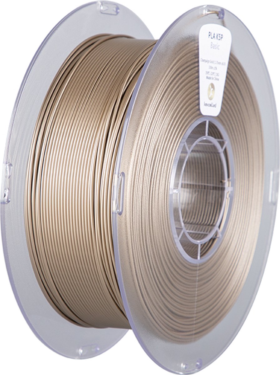 Kexcelled PLA Metaalachtig Champagne-Goud/Metallic Champagne Gold 1.75mm 1kg 3D Printer filament