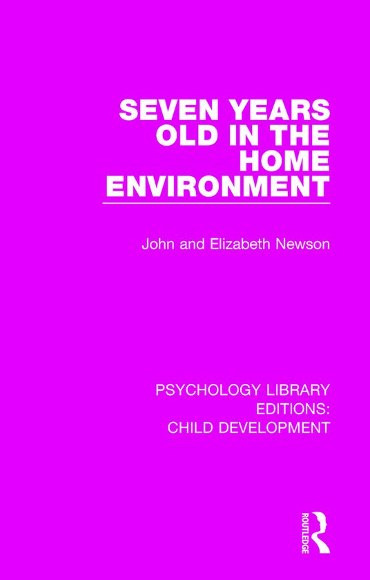 Psychology Library Editions: Child Development- Seven Years  ... - cover