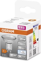 OSRAM LED reflectorlamp | NaN: GU1- | Kaltweiß | 65- K | 2,6- W | vervanger voor 35 W Reflector lamp | not relevant | LED STAR PAR16
