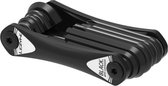 Lezyne Multi Tool Rap II 12 - Multitool voor fietsen - Lichtgewicht aluminium - Anti-corrosietechnologie - HEX, TORX, FLAT H & PHILLIPS H, Naald-/plughouder - Zwart