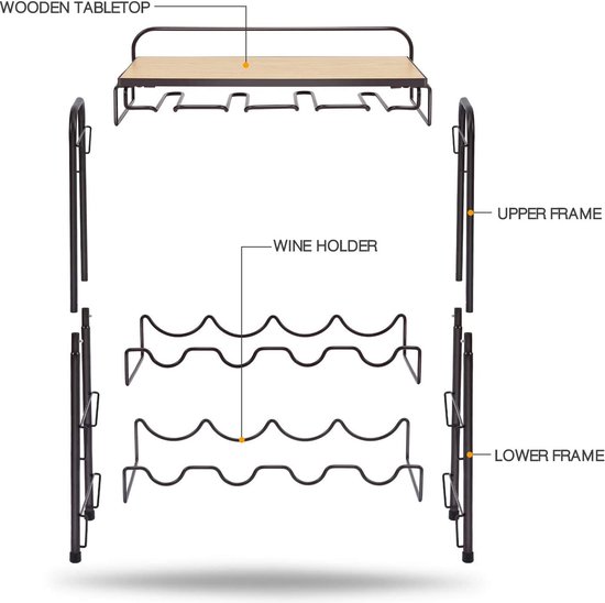 opvouwbare wijnflessen houder rekken, Wine rack, wine storage - premium ...