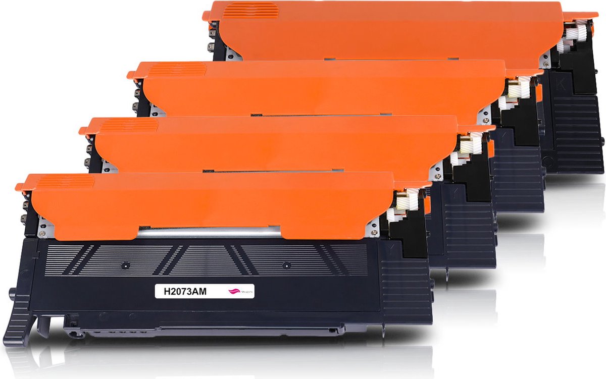 MediaHolland - Huismerk Toners 117A - W2070A, W2071A, W2072A en W2073A geschikt voor HP Color Laser Printers - Zwart, Cyaan, Magenta en Geel - Toners Cartridges - Zwart: 1000 Pagina's & Kleur: 700 Pagina's