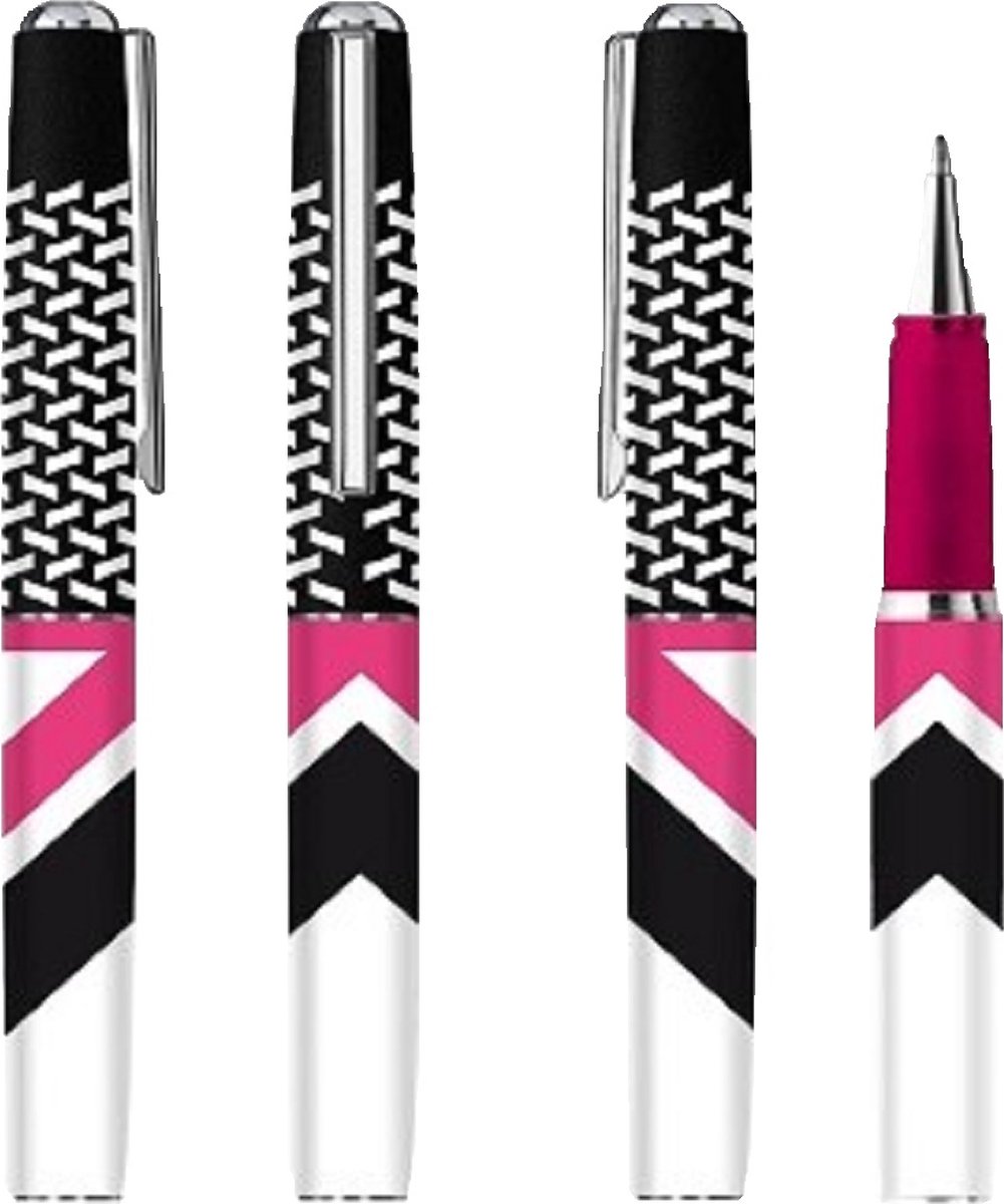 Inoxcrom - rollerbal gelpen Fashion Week - Fucsia Neg. E. Monza