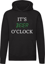 It's beer o' clock Hoodie | bier | tijd | klok | zuipen | kroeg | cafe | opstap | grappig | Unisex | Trui | Sweater | Capuchon