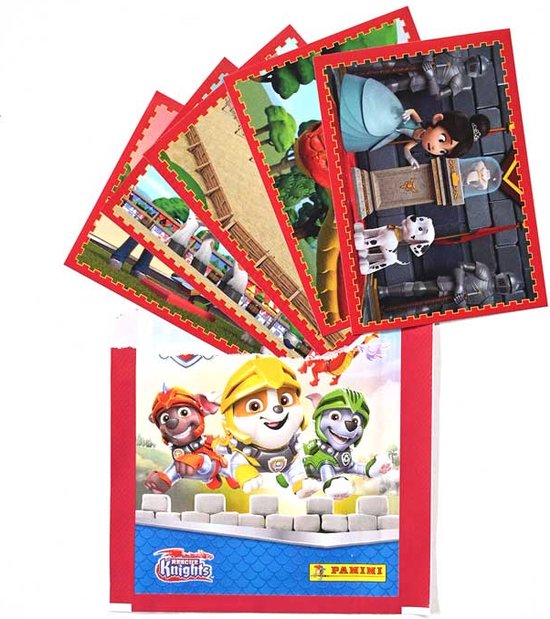 Album panini patpatrouille paw patrol rescue knights