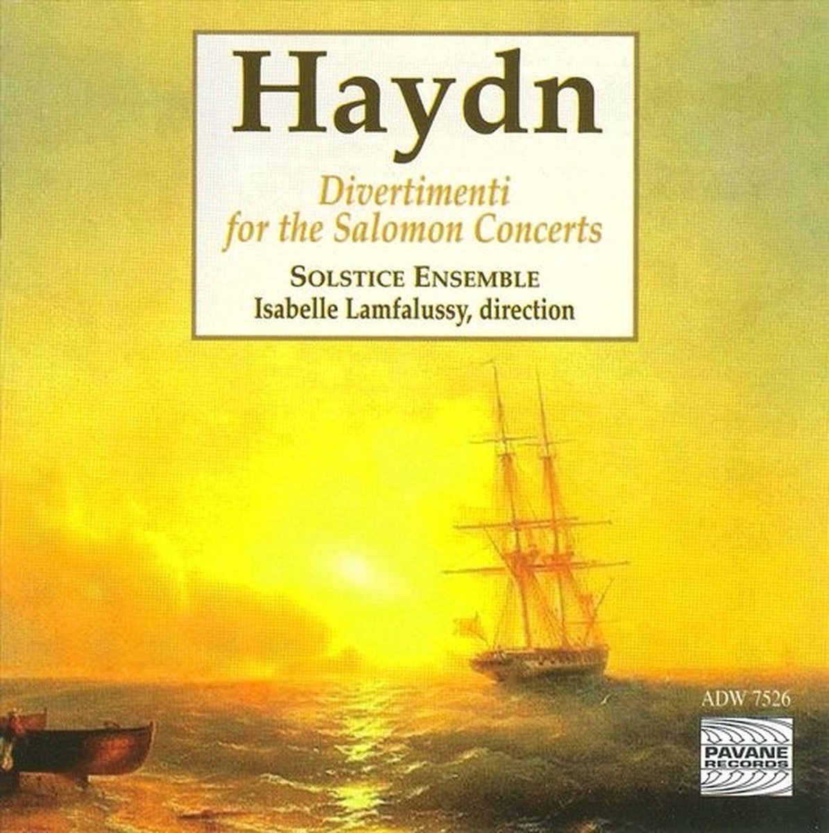 Solstice Ensemble, Isabelle Lamfalussy - Haydn: Divertimenti For The Salomon Concerts (CD)