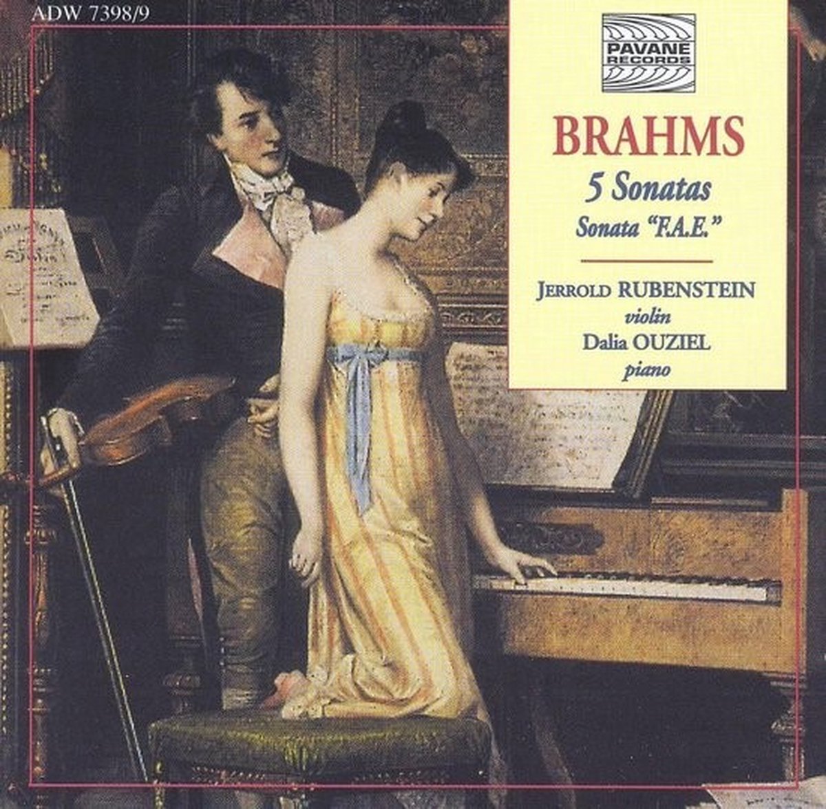 Jerrold Rubenstein & Dalia Ouziel - Brahms: 5 Sonatas (2 CD)