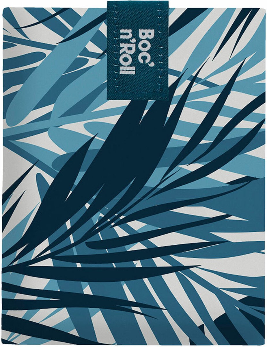 Goedkoopste Broodtrommel Roll'eat Boc'n'roll Essential Jungle Blauw (11 x 15 cm