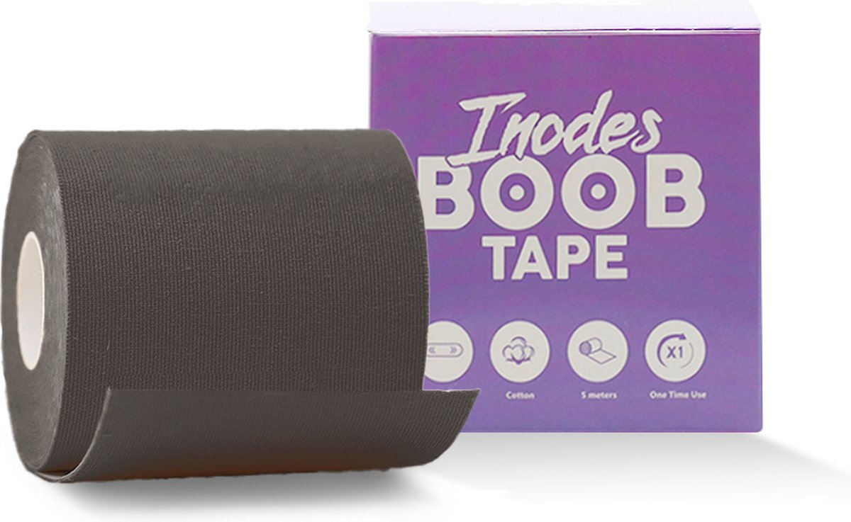 Inodes Boob Tape XXL - voor Grote borsten - 5 Meter Sandy Boobtape + 2  Nipple Covers 