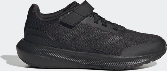 adidas Sportswear RunFalcon 3.0 Schoenen met Elastische Veters en Klittenband - Kinderen - Zwart- 33 1/2