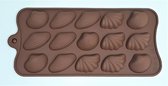 EIZOOK Praline schelpen - zeevruchten - vorm - chocolade - zeepjes