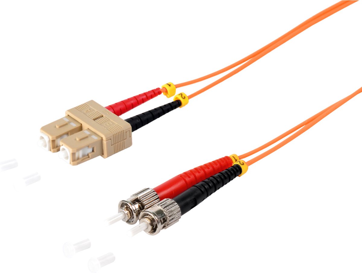 S/CONN 77920 InfiniBand en Glasvezelkabel 10 m SC ST Oranje