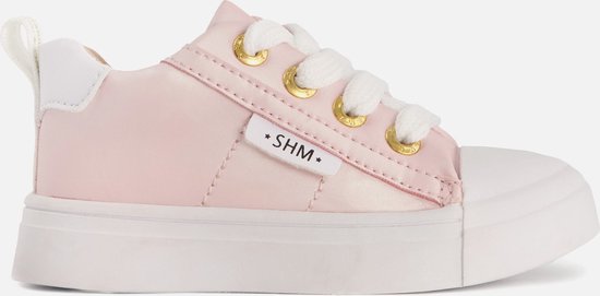 Veterschoenen | Meisjes | Pink Pearl | Leer | Shoesme | Maat 29