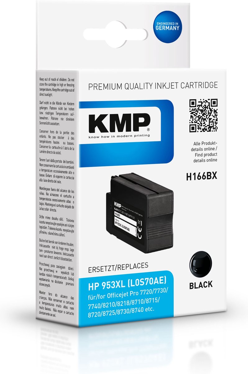 KMP 1747,4001 inktcartridge Compatibel Hoog (XL) rendement Zwart