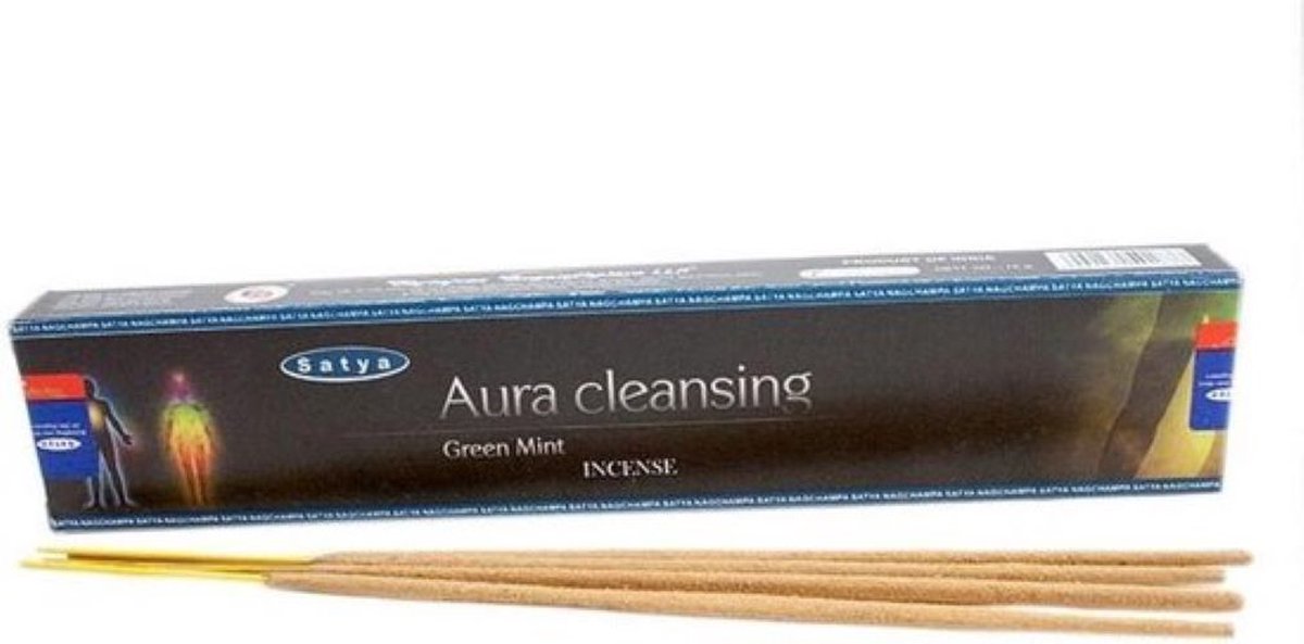 Satya Nag Champa Aura Cleansing (3 pakjes)