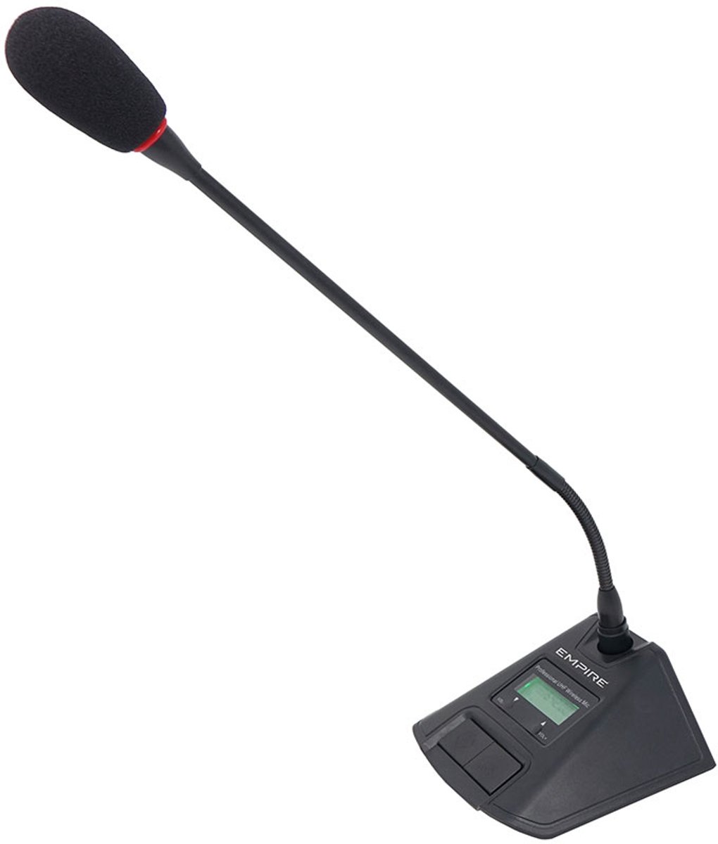Empire MD100, Radiomicrofoon, -38 dB, 30000 - 18000 Hz, 30 mW, Knoppen, Draadloos