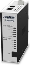 Anybus - AB7504 - EtherNet/IP Slave/PROFINET - IRT - Slave Gateway - 24 V/DC - 1 stuk - Grijs/Zwart