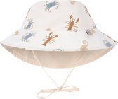 Lässig Hat Chapeau de soleil avec protection UV Splash & Fun Sea Animals laiteux, 03-06 mois. Taille 43/45