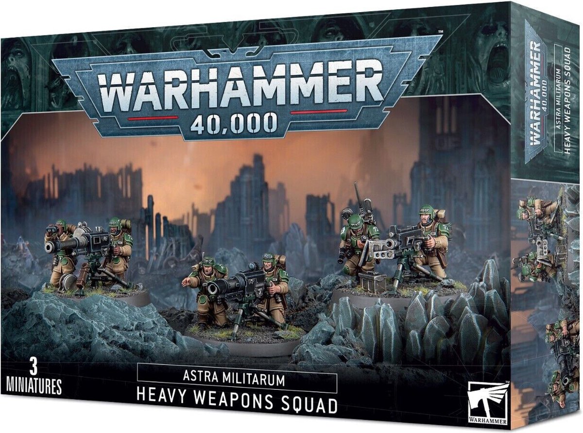 Games Workshop Astra militarum cadian heavy weapon squad