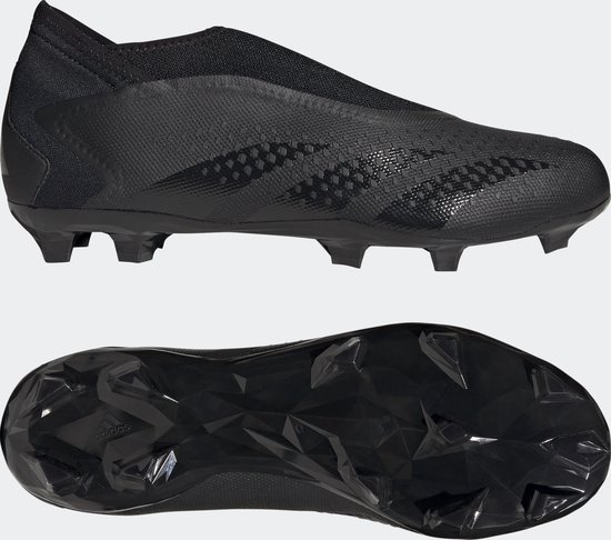 adidas Performance Predator Accuracy.3 Chaussures de football sans lacets pour terrain sec - Unisexe - Zwart - 42