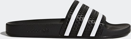 adidas Adilette Slippers Adultes - Noir / Blanc / Noir - Taille 38