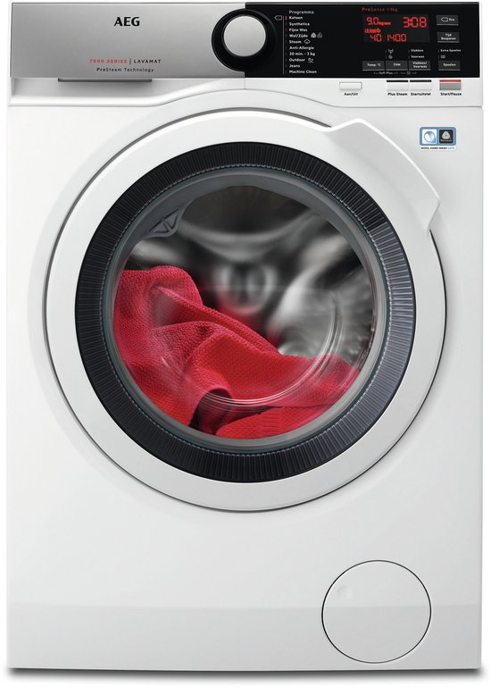 AEG L7FE96EW wasmachine Voorbelading 9 kg 1600 RPM Wit