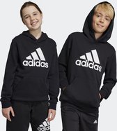 adidas Sportswear Big Logo Essentials Katoenen Hoodie - Kinderen - Zwart- 140