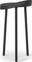ijcoon design salontafel - Kelp Side ronde bijzettafel 60cm hoog - Nederlandse designers - zwart
