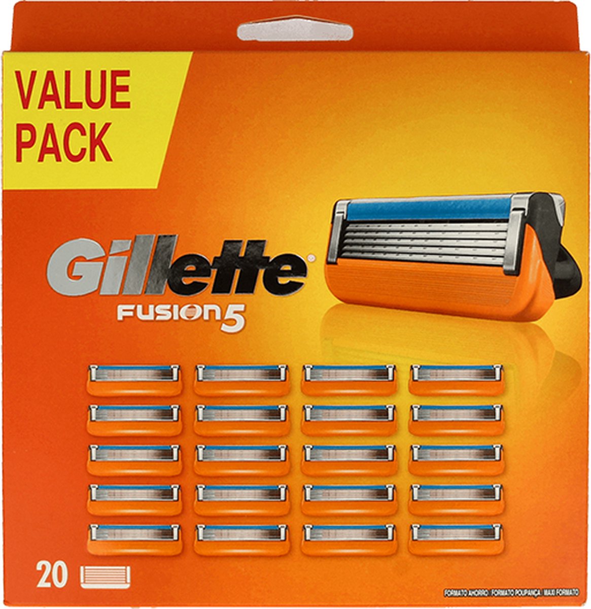 Gillette Fusion 5 - 20 stuks - Scheermesjes - Gillette