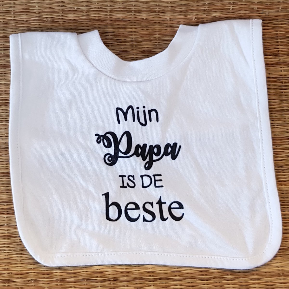 Goedkoopste Baby slabbetje cadeau tekst zwangerschap aankondiging papa geboorte Kraamcadeau eerste vaderdag bekendmaking voor de liefste allerliefste aanstaande vader moeder ouders