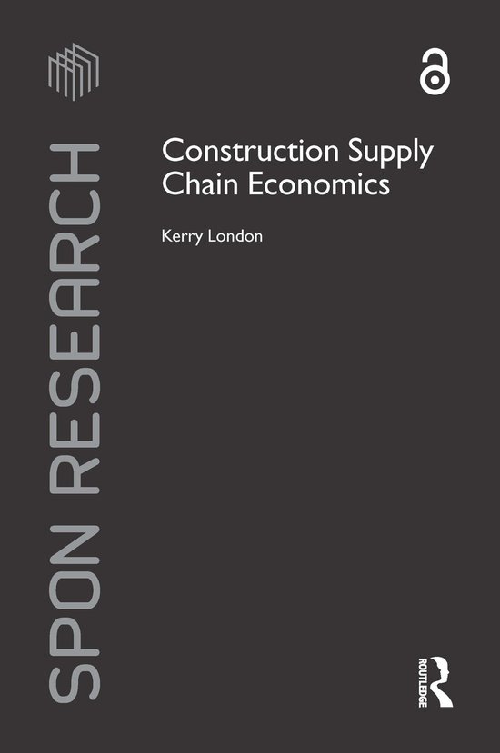 Spon Research- Construction Supply Chain Economics - cover
