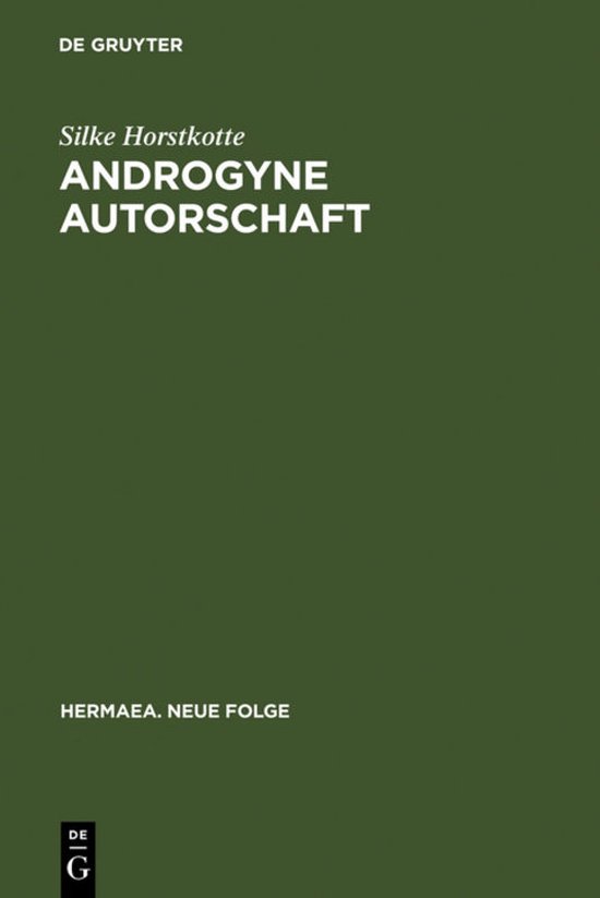 Hermaea. Neue Folge104- Androgyne Autorschaft