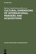 Cultural Dimensions Of International Mergers And Aquisitions