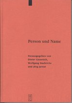 Ergänzungsbände zum Reallexikon der Germanischen Altertumskunde32- Person und Name