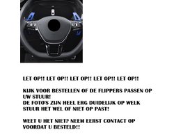 Blauw Aluminium Flippers Schakel Paddles Stuurwiel Stuur Extentions Geschikt Voor Vw Golf 8 GTI GTD TSI TDI DSG Variant R Line