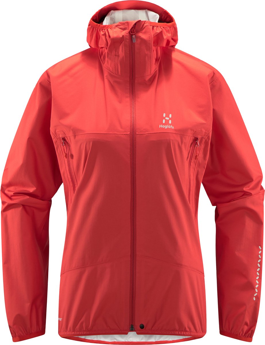 Haglöfs L.I.M Proof Jacket - Regenjas - Dames Poppy Red S