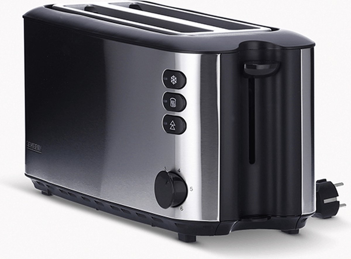 Severin AT 2509 - Broodrooster - toaster - zilver/zwart | bol.com