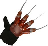 Halloween Freddy horror verkleed handschoen voor volwassenen - Halloween accessoires