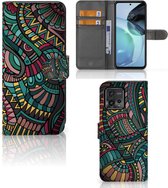 GSM Hoesje Motorola Moto G72 Flip Case Aztec