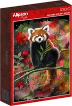 Red Panda Sits On A Branch Puzzel 1000 Stukjes
