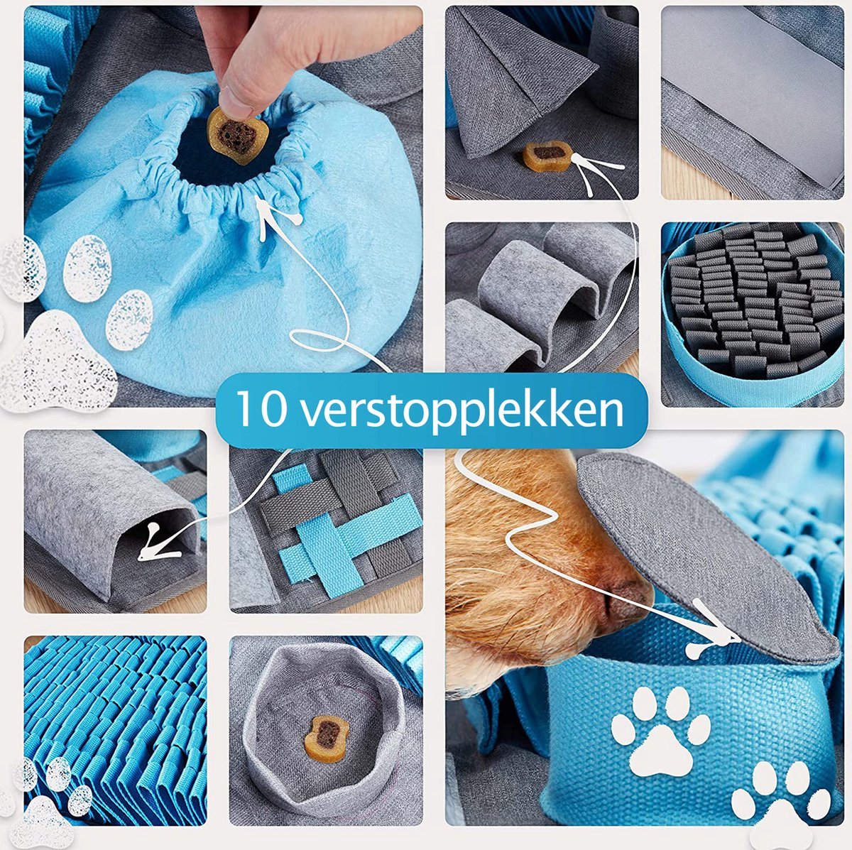 Cozy Design Snuffelmat Hond met 10 functies - Denkspel Hond thumbnail 6