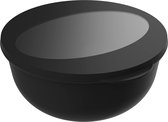 Saladebox Afhaalverpakking - Voedselcontainer to Go 1,0 L Eenvoudig Zwart / Transparant