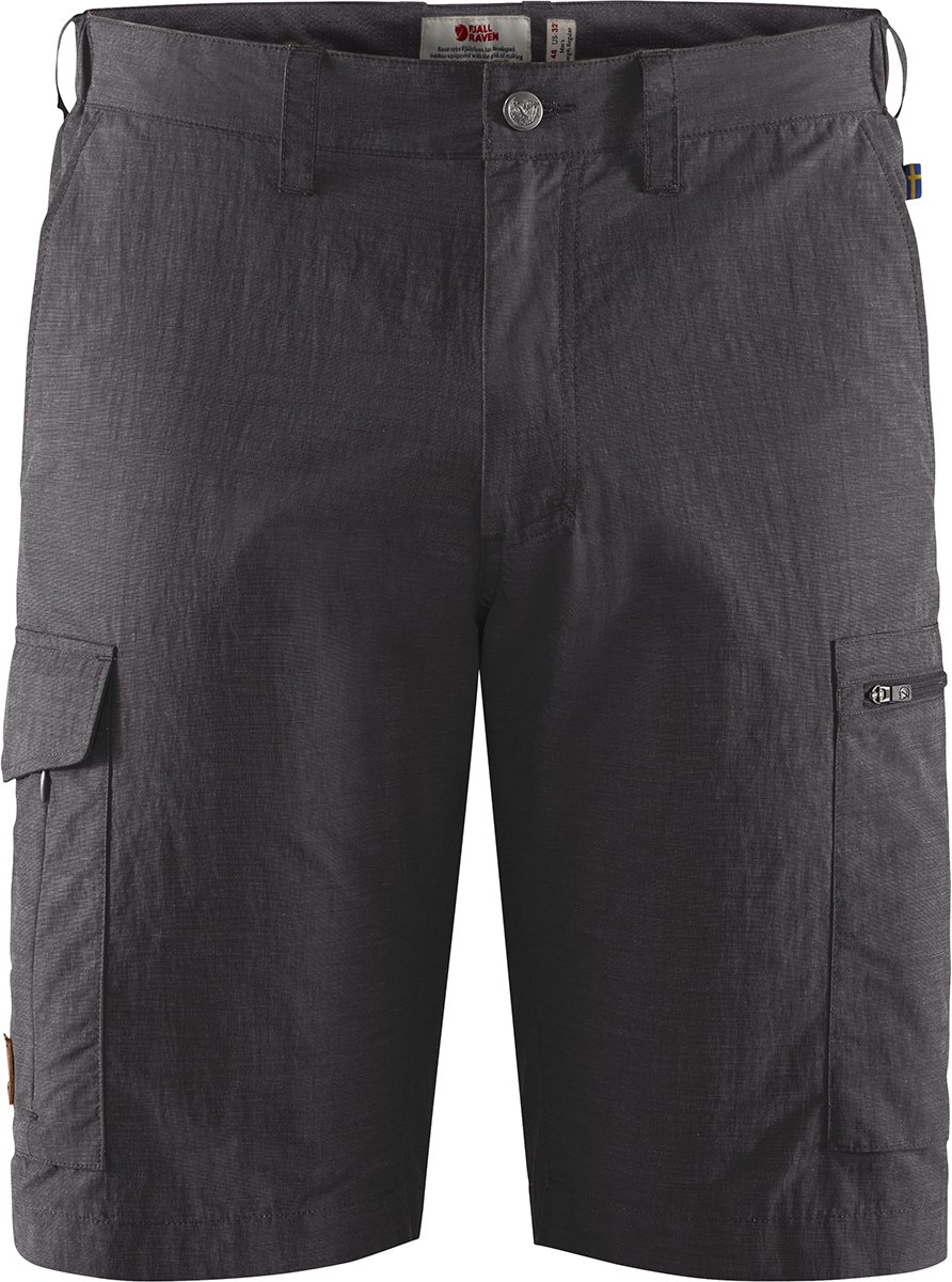 Fjällräven Travellers MT Shorts M Dark Outdoor Kleding Broeken Korte broeken Rood