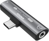 Sounix USB C Aux - USB C Jack - Hi-Fi - PD Oplader - USB-C naar 3.5mm - USB-C Jack 3.5 mm