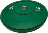 plaque de poids 1x10 kg - plaques de poids olympiques - plaque de pare-chocs - 10 kg - poids de forme 10 kg