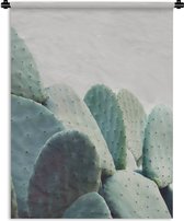 Wandkleed - Wanddoek - Cactus - Groen - Plant - Natuur - 90x120 cm - Wandtapijt