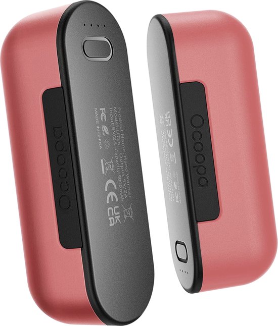 UT2s OCOOPA - Handwarmers Herbruikbaar (35-55 C°) - 2in1 Powerbank (10000mAh) - Heatbank - USB-C - Stijlvol & Innovatief Design - Nooit meer koude handen - Elektrische Handwarmer - Outdoor - Wintersport - Origineel Kerstcadeau voor Haar