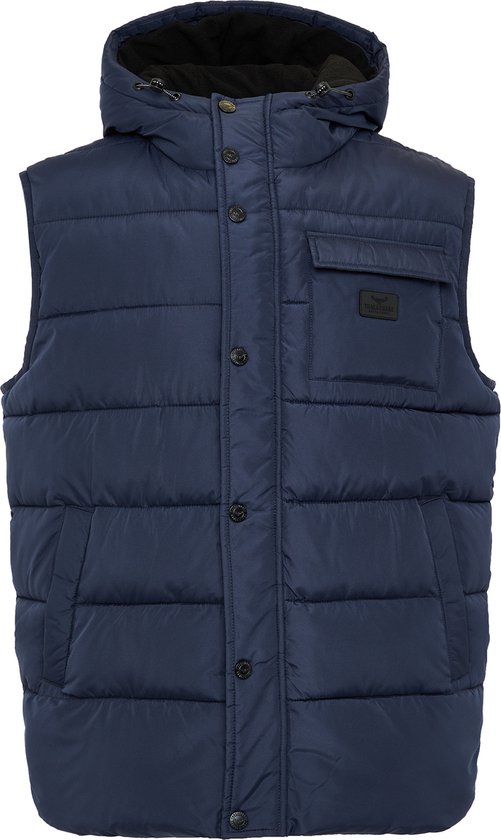 Threadbare Denim Corps Thb Jacket Hooded Gilet Ritcher Vest