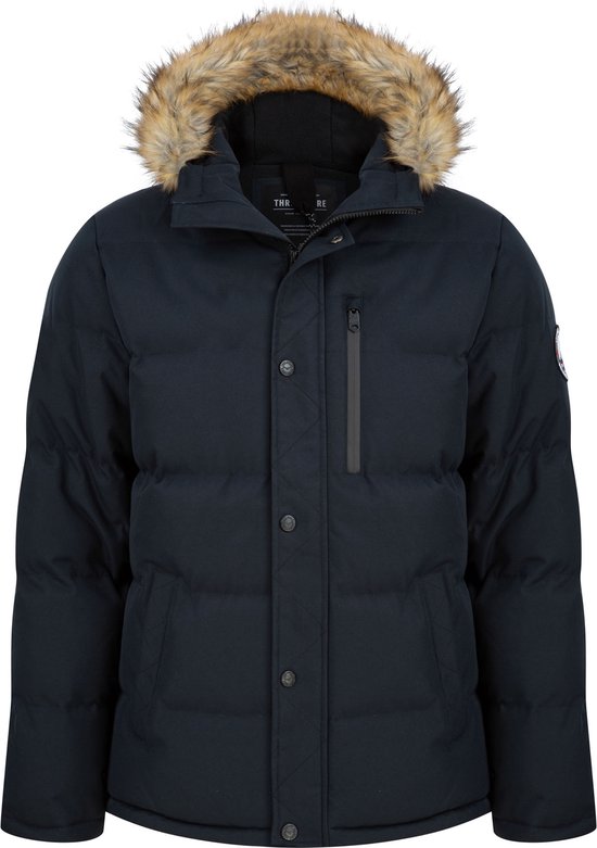 Threadbare Denim Corps Thb Jas Arnwood Gewatteerd Jas